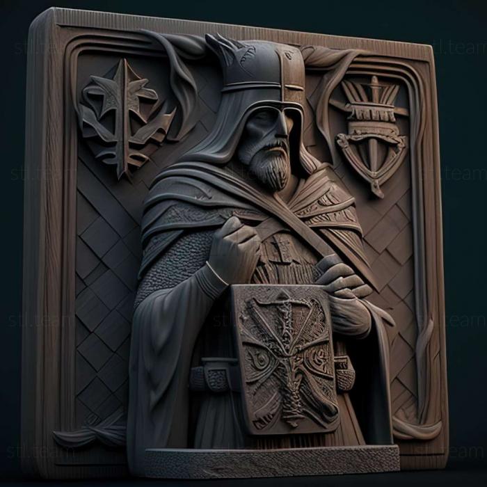 3D model Crusader Kings Deus Vult game (STL)